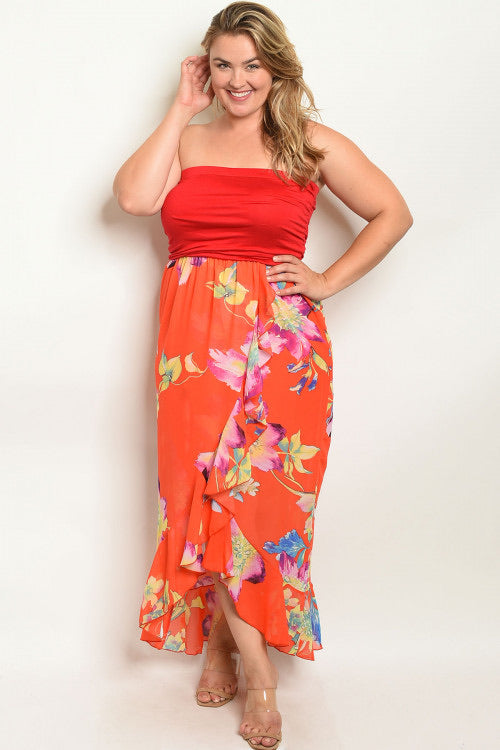 BRIGHT FLORAL MAXI