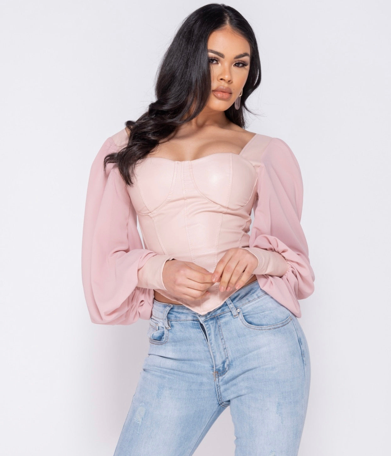 SHEER SWEET CORSET TOP
