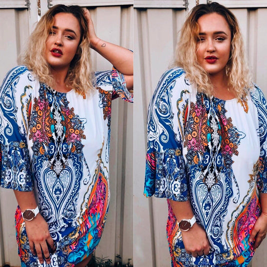 OFF THE SHOULDER VOOM DRESS