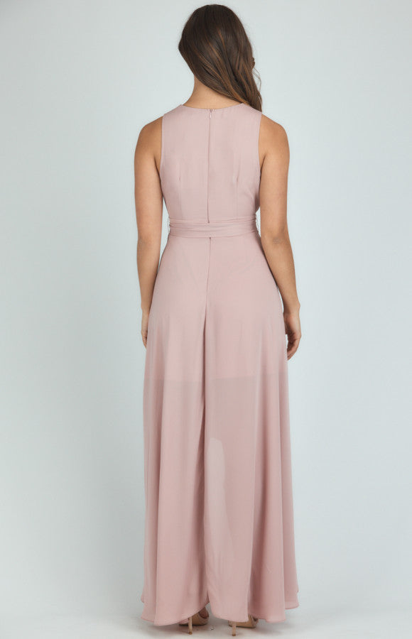 DUSTY ROSE MAXI DRESS