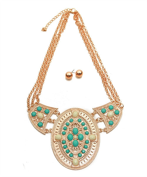 TURQUIOSE NECKLACE SET