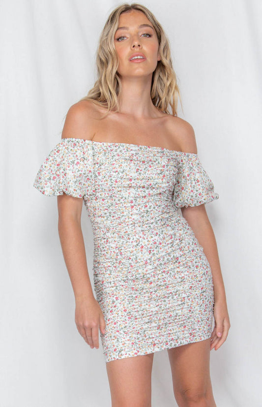 ITS RAINING FLOWERS DRESS