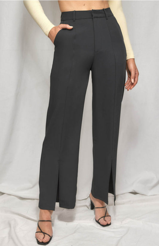 FRONT SPLIT PANTS