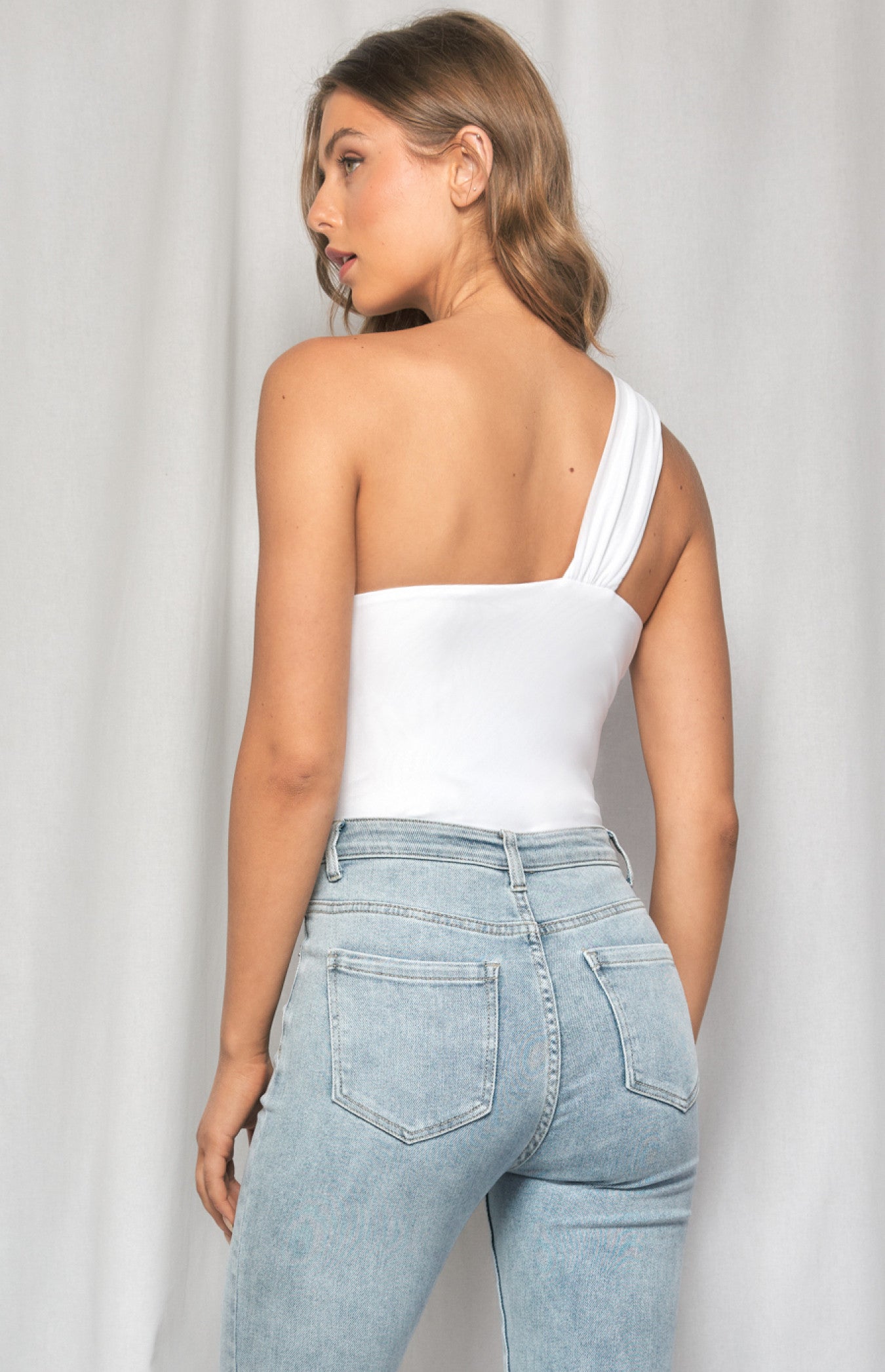 ONE SHOULDER BODYSUIT P